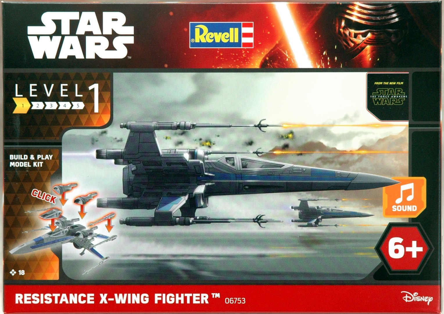 Revell Star Wars The Force Awakens X Wing fighter - Captains Diecasts